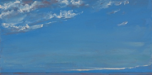 Haleiwa III, 10" x 20", oil on linen, 2007, private collection.